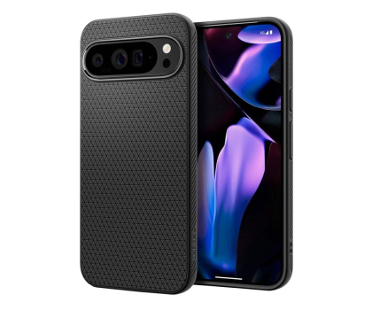 Etui do telefonów SPIGEN Liquid Air do Google Pixel 9 Pro XL Matte Black ACS07716